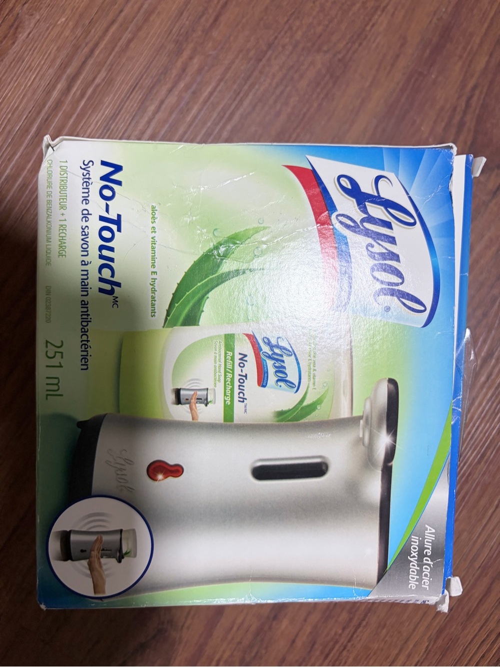 Lysol No-Touch Automatic Foam Soap Dispenser - Silver & Green vintage rare